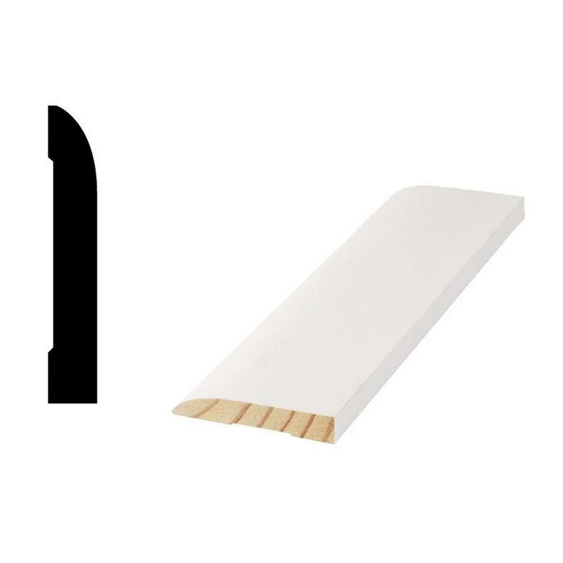 Primed Finger-Jointed Base Molding WM713 5/8 in. x 3-1/4 in. 10 PC OF 16FT