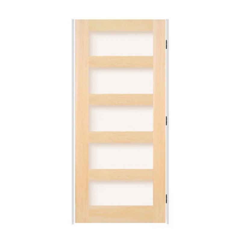 5 Lite Frosted Glass Pine Prehung