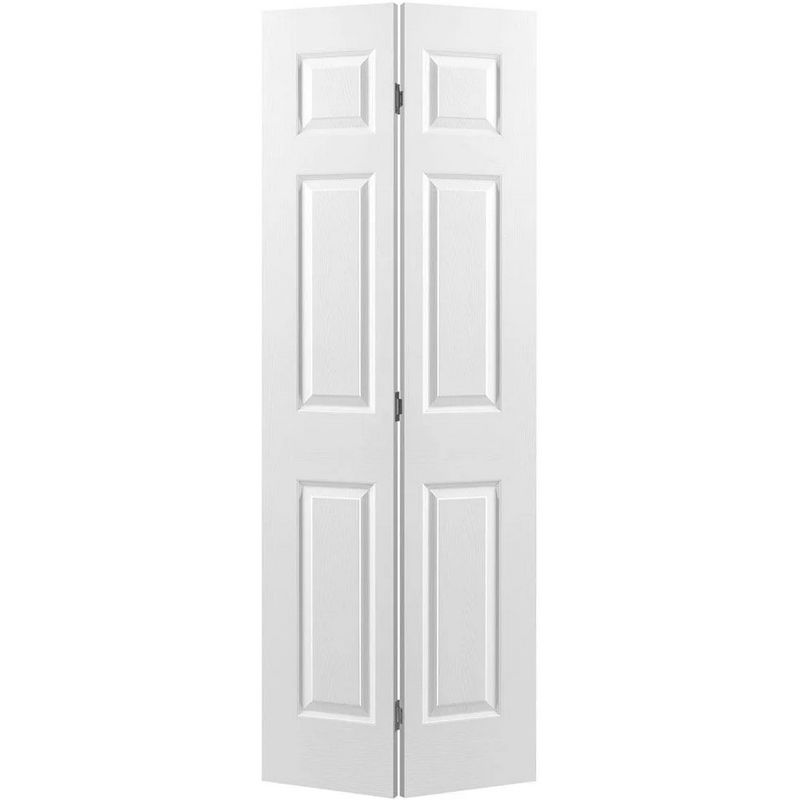 Colonist Primed Texture Molded Composite Mdf Closet Bi-Fold Door 6ft
