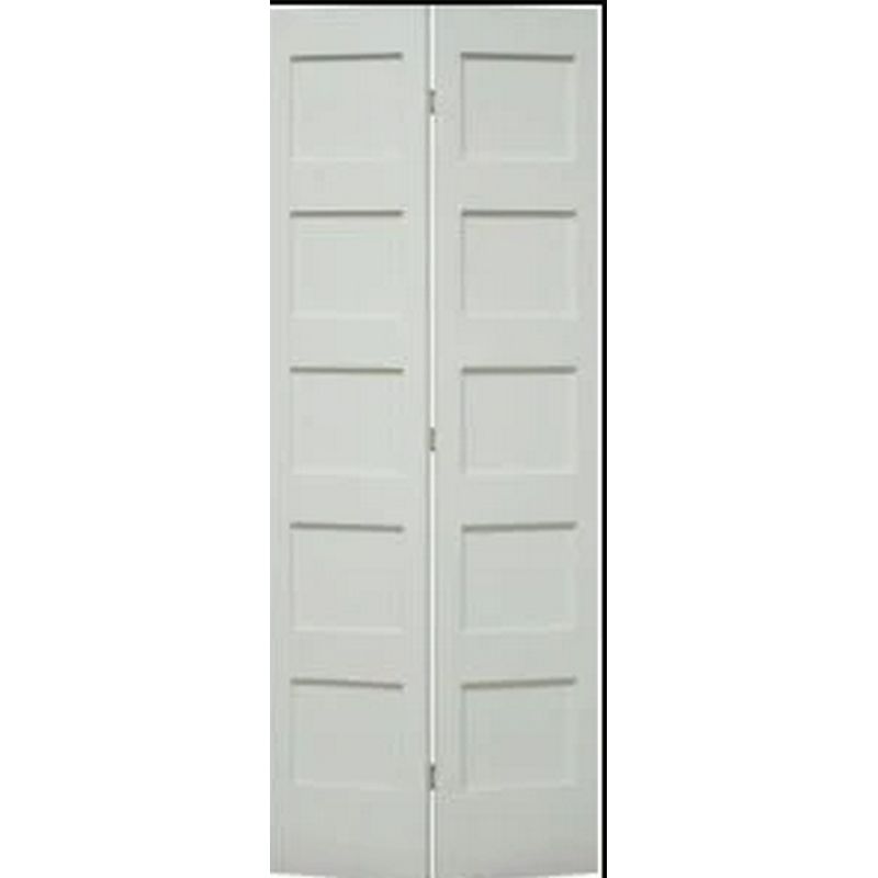 5 Panel Shaker Bifold With Track And Hardware
